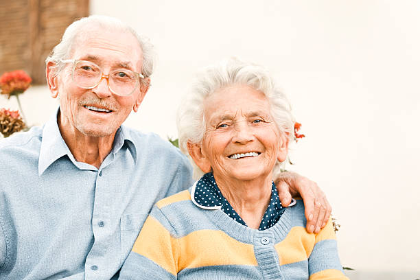 istock Happy senior couple 155099558