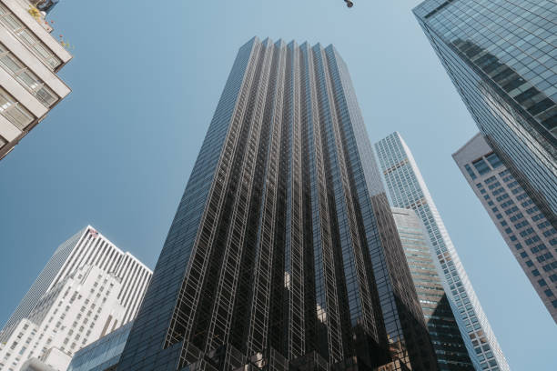 Trump Tower in New York City from the Ground