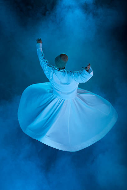 Whirling dervish Whirling dervish (Blurred motion) mevlana stock pictures, royalty-free photos & images