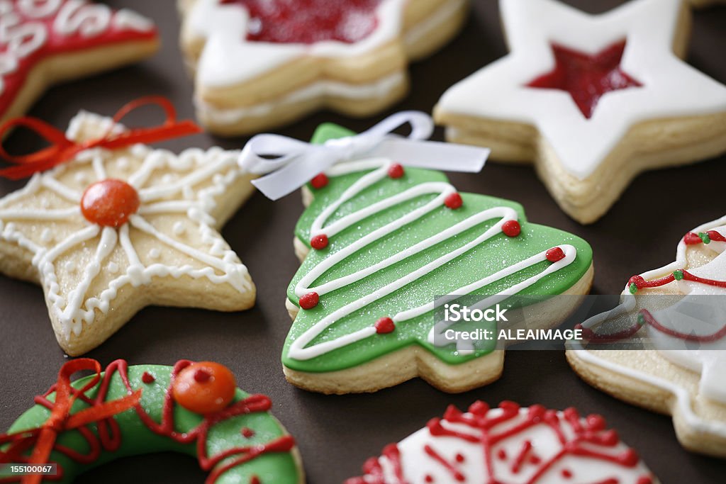 Christmas cookies Se other christmas images in my lightbox http://i304.photobucket.com/albums/nn193/arphoto_album/ChristmasBanner.jpg Cookie Stock Photo