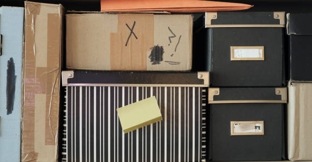 istock various boxes in a shelf, grungy style, free copy space 1551048118