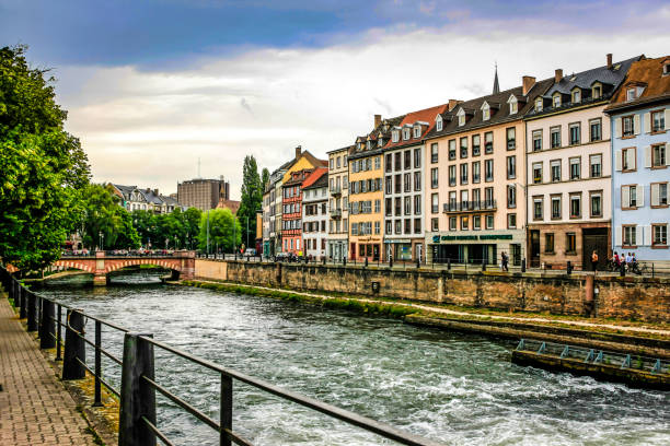 The River Ille runnning through Strasbourg, France