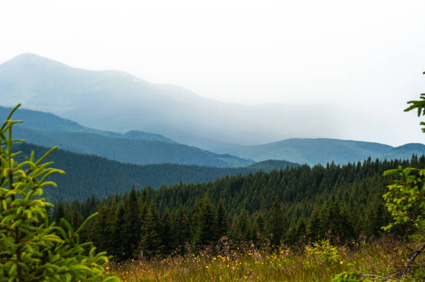 istock landscape the sky before a thunderstorm, clouds in the mountains before the rain 1551149692