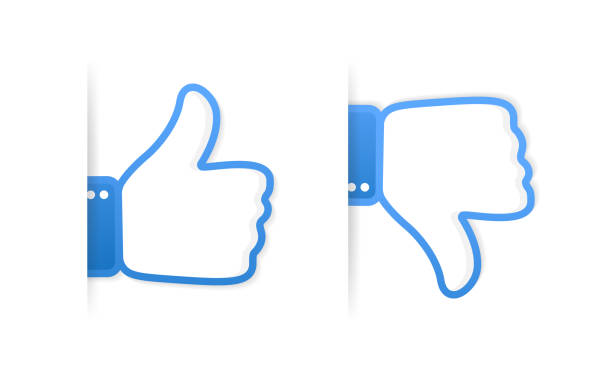 istock Set of Like and Dislike icons. Thumbs up and thumbs down. Design elements for SMM, CEO, APP, UI, UX, marketing, business, advertising, digital web. Social media icons. Vector illustration 1551209659