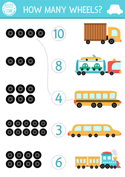 Bus Math Exercise Printable 60+ Printable School Bus Pics Stock Photos, Pictures & Royalty-Free ...
