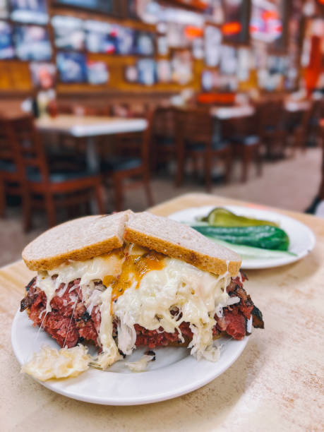 istock Reuben roast beef pastrami New York style sandwich 1551252917
