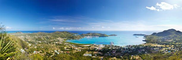 istock Falmouth Area Panorama, Antigua 155125376