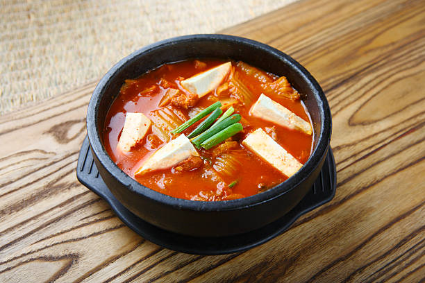 Kimchi Soup (Kimchi Jjigae)  Kimchi stock pictures, royalty-free photos & images