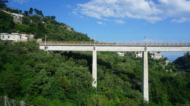 istock Beautiful sunny stret view from Vico Equence, IItaly 1551267410