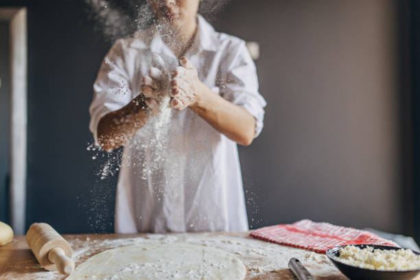 istock The woman preparing dough 1551282773