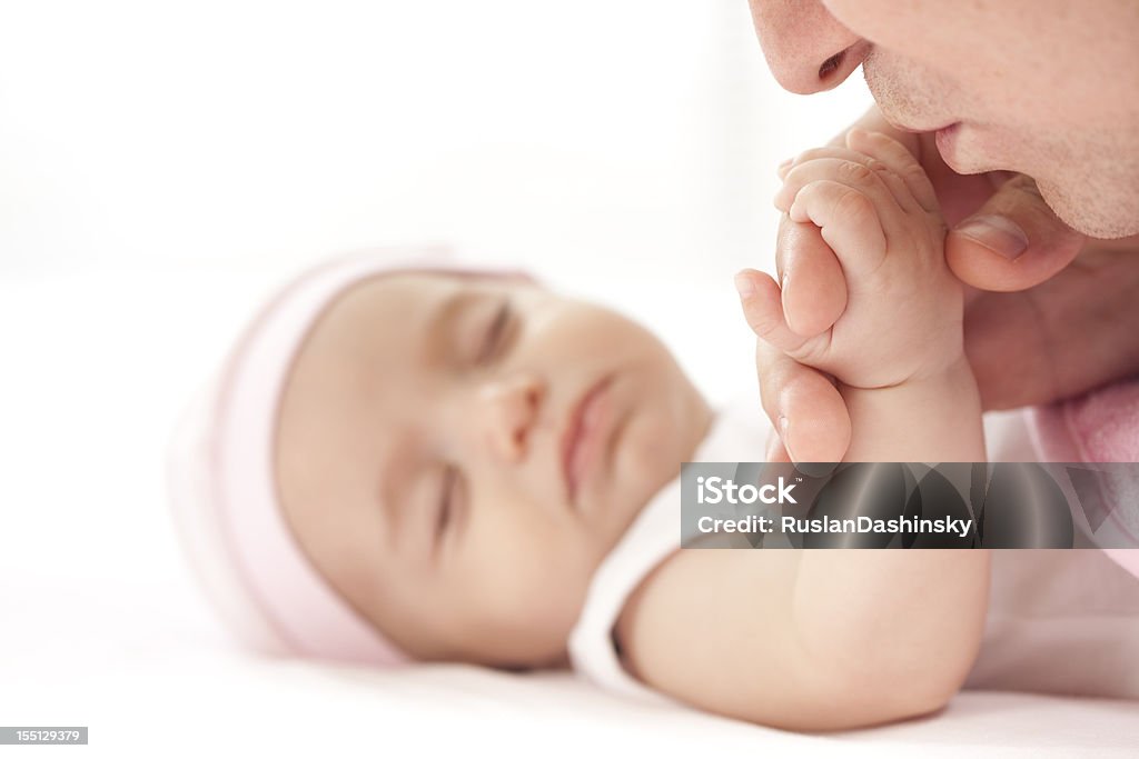 Bebê dormindo. - Foto de stock de 0-1 Mês royalty-free