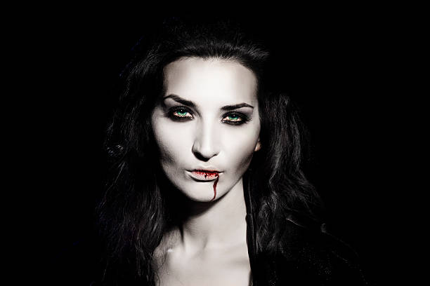 istock Portrait of a female vampire 155131008