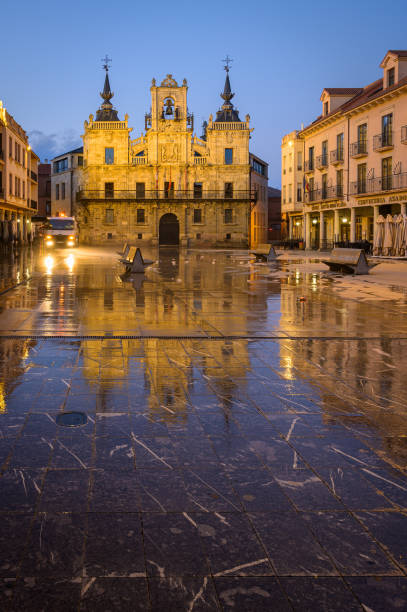 istock A Step Back in Time: Exploring Astorga's Historic City Hall on Plaza Mayor, Spain 1551312746