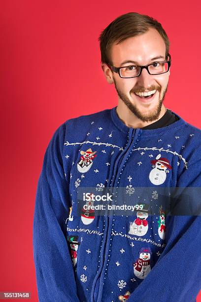 Brutto Maglia Geek - Fotografie stock e altre immagini di Maglione brutto - Maglione brutto, Maglione di Natale, Bruttezza