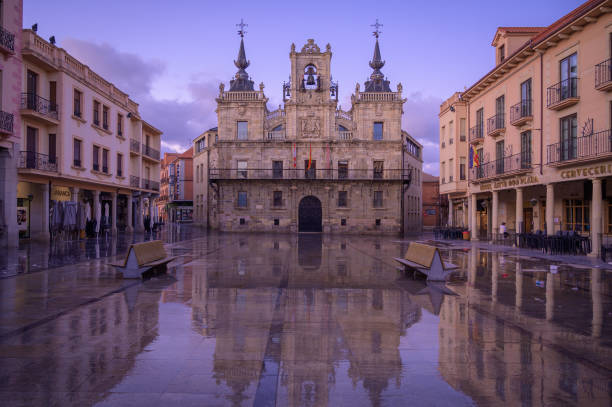 istock A Step Back in Time: Exploring Astorga's Historic City Hall on Plaza Mayor, Spain 1551314837