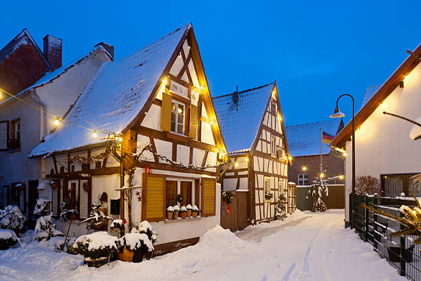 istock Christmas Street At Night 155131630