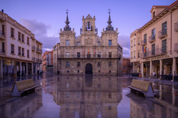 istock A Step Back in Time: Exploring Astorga's Historic City Hall on Plaza Mayor, Spain 1551316930