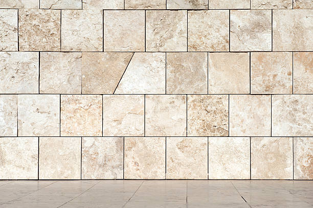 Marble wall and floor Natural marble stone wall and grey marble floor architectural exterior marble stone wall texture stock pictures, royalty-free photos & images