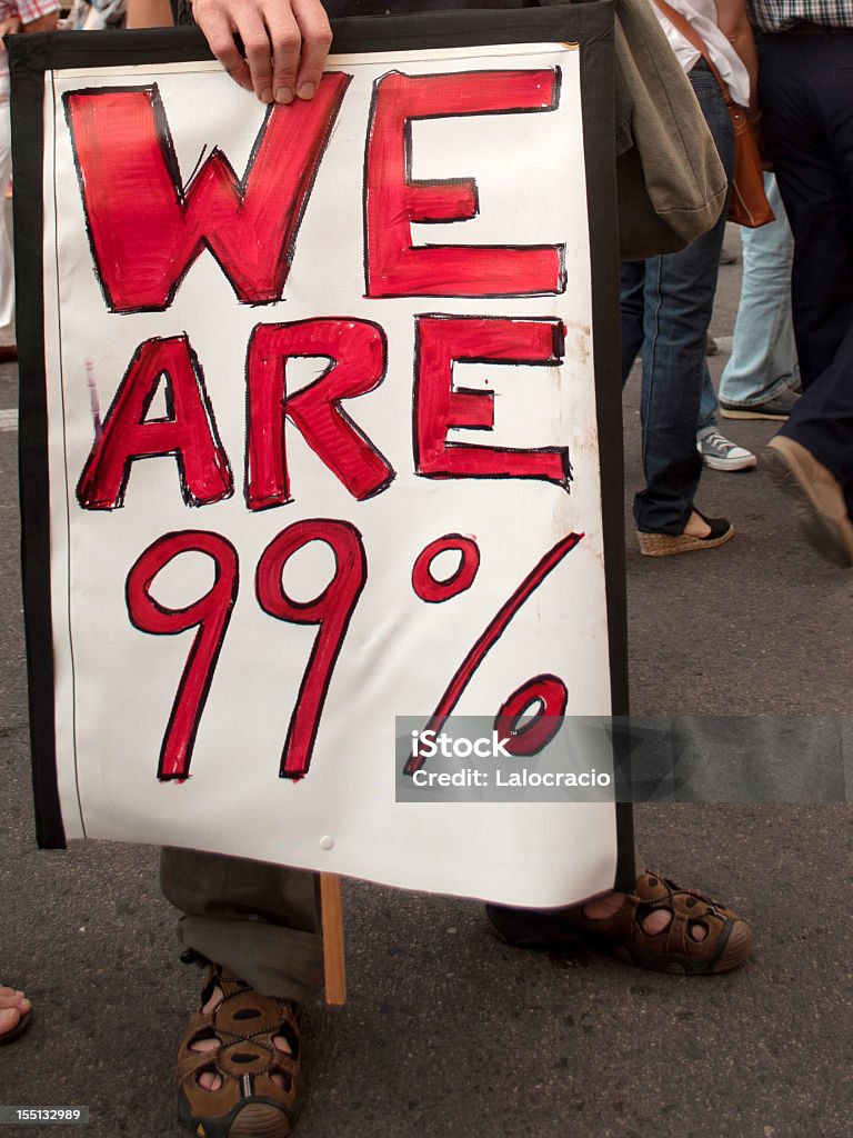 Estamos 99% - Foto de stock de Anti-capitalismo libre de derechos