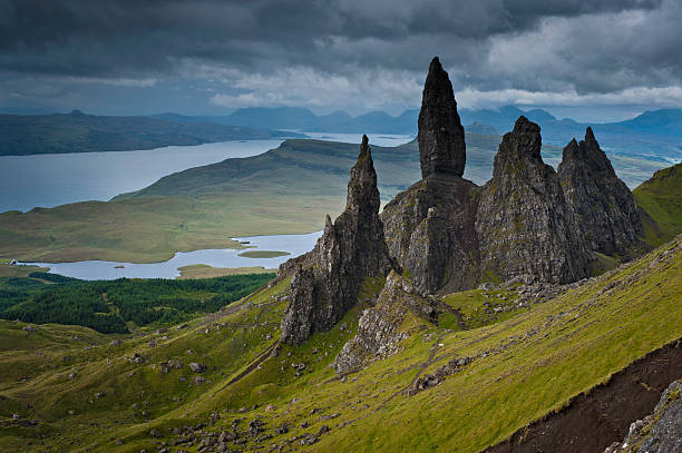 istock Dramatic Highland pinnacles Old Man of Storr Skye Scotland 155133445