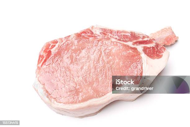 Foto de Raw Costeletas De Porco e mais fotos de stock de Bife - Bife, Carne, Carne de Porco