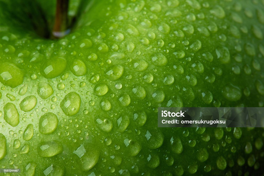 緑のリンゴ（細部） - リンゴのロイヤリティフリーストックフォト