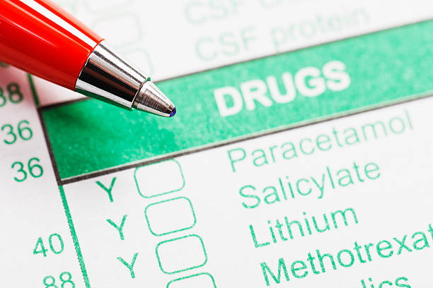 istock Pen rests on medical form ordering or recording drug use 155135025