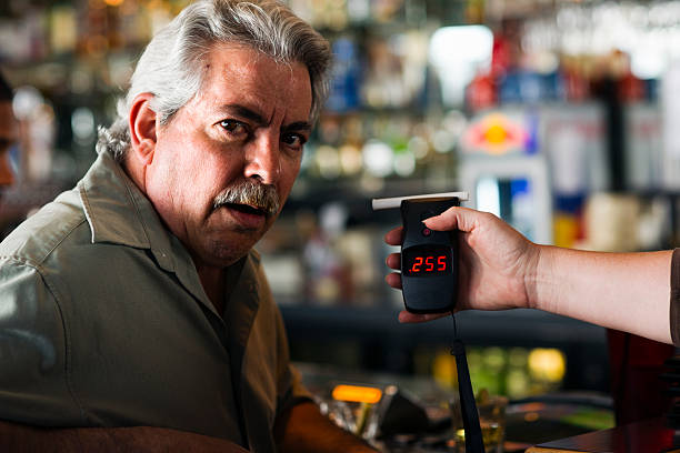 Breath Test stock photo