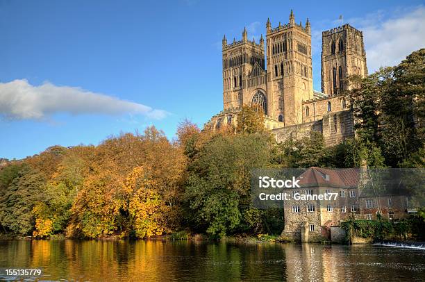Durham Cathedral And The Old Fulling Mill Stock Photo - Download Image Now - County Durham - England, Autumn, Durham Cathedral
