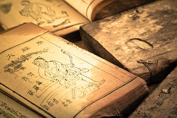 istock Old medicine book from Qing Dynasty 155136155