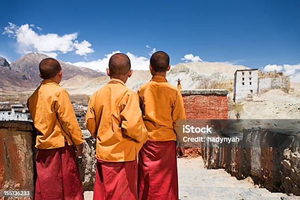 Buddhistischer Mönche In Tibetkloster Mustang Stockfoto und mehr Bilder von Himalajagebirge - Himalajagebirge, Mönch, Annapurna-Schutzgebietprojekt