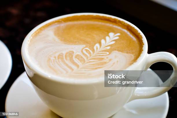 Photo libre de droit de Café Au Lait banque d'images et plus d'images libres de droit de Crème sucrée - Crème sucrée, Flat white, Cappuccino