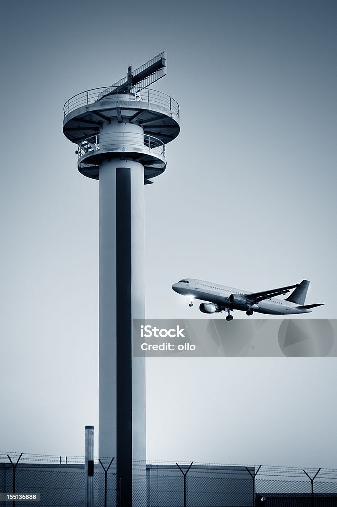 Radar station  Air Traffic Control Tower Stock Photo