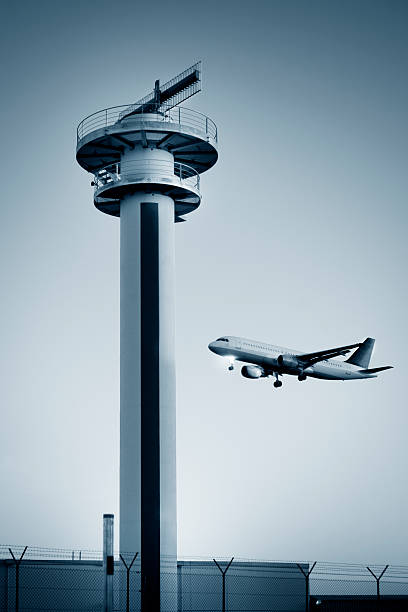 Radar station  frankfurt international airport stock pictures, royalty-free photos & images