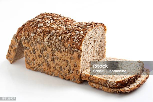 Whole Wheat Bread With Seeds Stock Photo - Download Image Now - Bread, Brown Bread, Cut Out