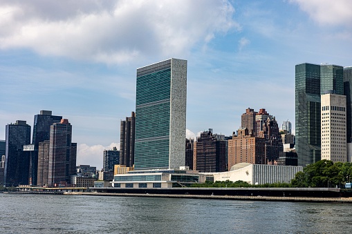Image of UN taken from Roosevelt Island