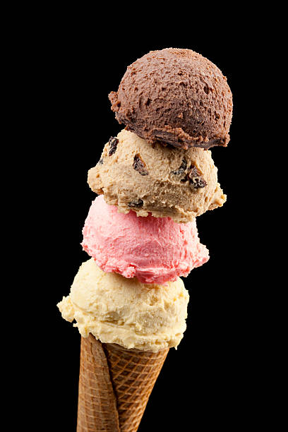 istock Four scoops of ice cream 155137460