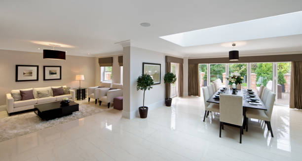 istock large family room and diner 155137593
