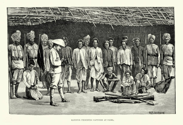 istock Manipur prisoners of war captures at Palel during the Anglo-Manipur War 1891 1551382677