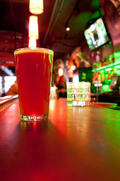 istock Fresh glass of beer on a bar 155138370