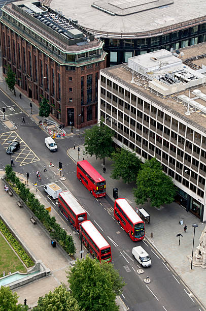 istock Red London Bus traffic 155138846