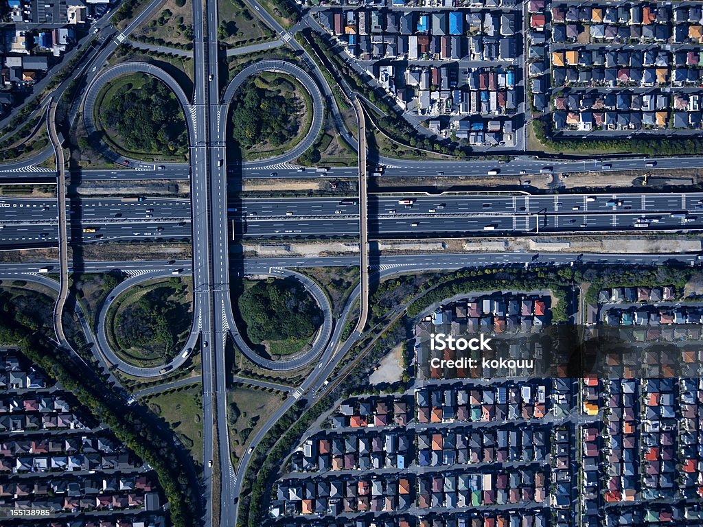 Vista aérea Levittown - Foto de stock de Aire libre libre de derechos