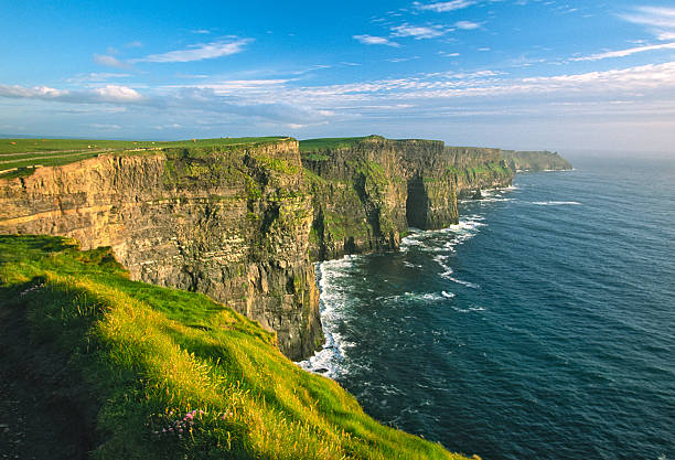 Cliffs of Moher Cliffs of Moher from overlook. Near Doolin, County Clare, Ireland. doolin photos stock pictures, royalty-free photos & images