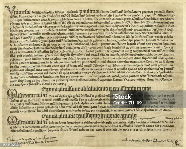 Carta De Lujo Impresos Por Gutenberg Foto de stock y más banco de imágenes de Alemania - Alemania, Catolicismo, Certificado