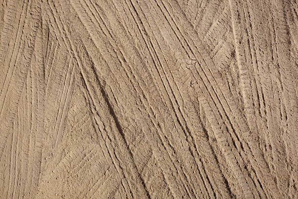 Photo of Tire Tracks in Dirt