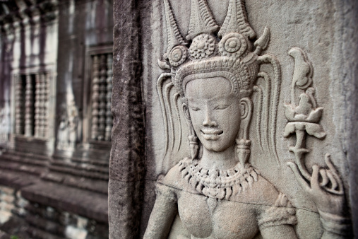 Detail From Angkor Wat, Cambodia