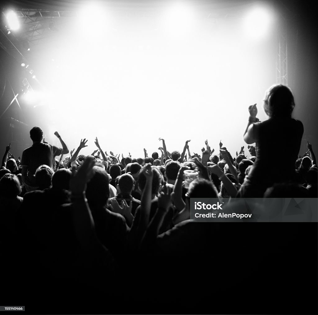 Koncert Tłum - Zbiór zdjęć royalty-free (Muzyka)