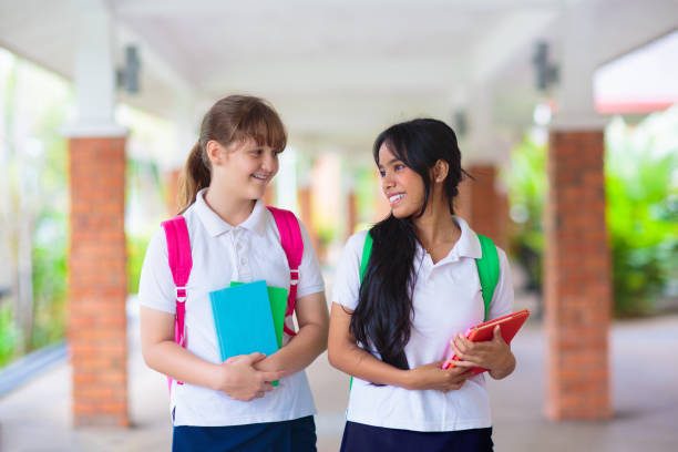 istock Kids back to school. Group of children. 1551405968