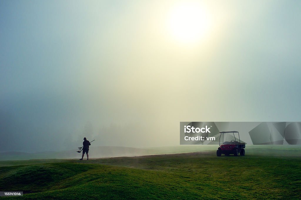 Greenkeeper no campo de golfe - Foto de stock de Campo de Golfe royalty-free