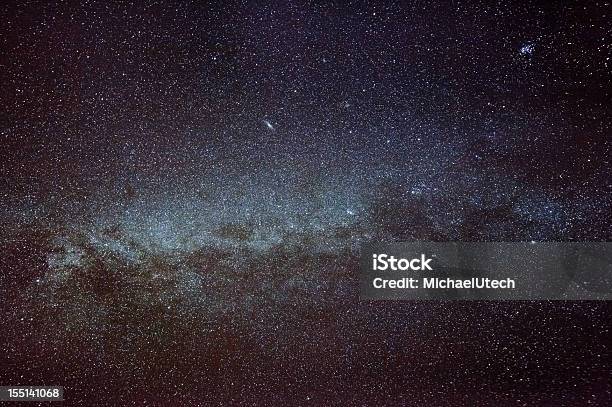 Milky Way Ángulo Amplio Toma Foto de stock y más banco de imágenes de Astrofotografía - Astrofotografía, Astronomía, Cielo